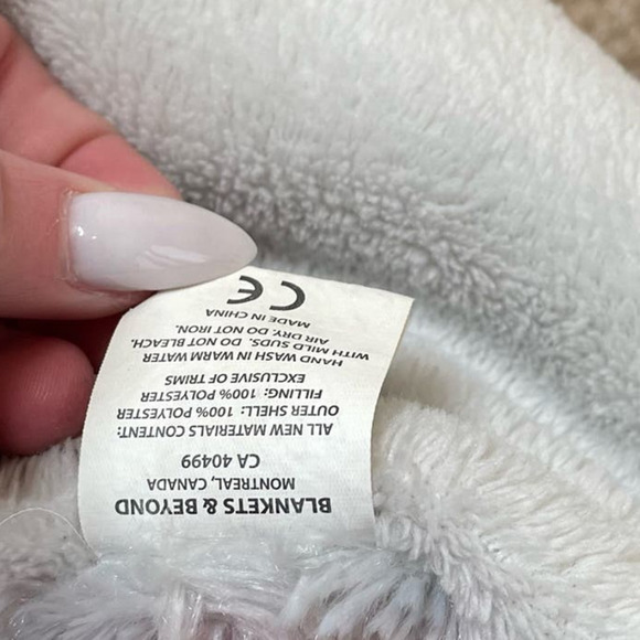 Set of two lovey's bunny pink gray fluffy baby toddler kids stuffy stuffed - Picture 7 of 10